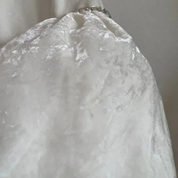 Nana Jacqueline Sienna Halter Bubble Hem Jumpsuit in White - Picture 13 of 16